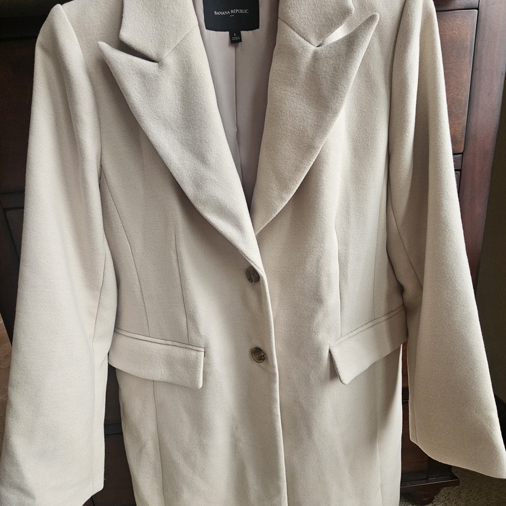 Banana Republic Women's Cream Blazer